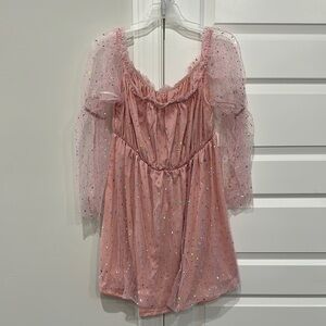 Brand New! Pink Glitter Dress